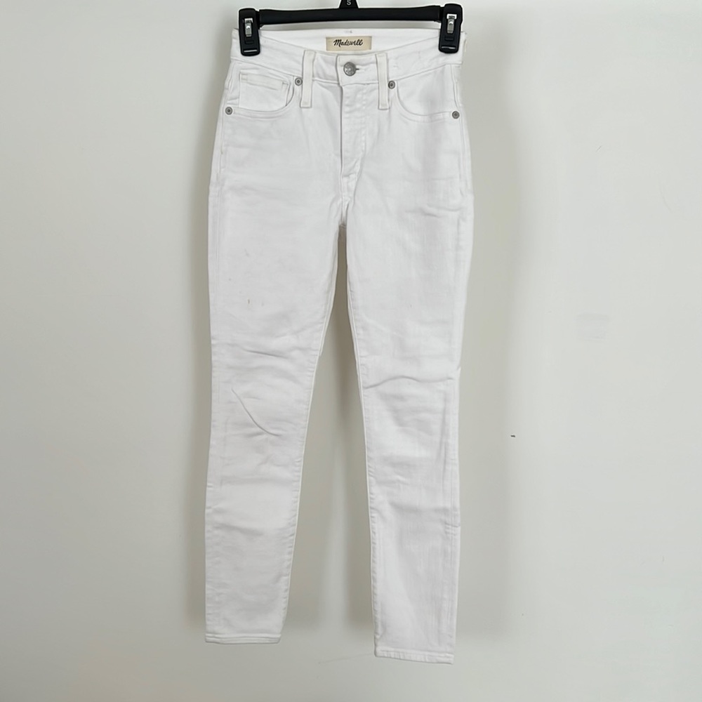 MADEWELL curvy high-rise skinny jeans